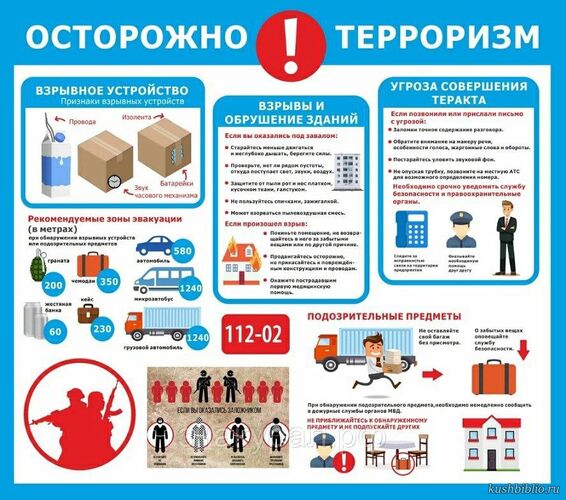 Памятка антитеррористической безопасности в рамках программы