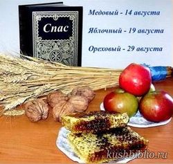 «Спасы: Медовый, Яблочный, Ореховый»