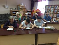 заседание клуба «Милосердие» для слепых и слабовидящих людей